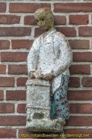 Groningen - Portiekdecoratie Beroepen Scheldestraat