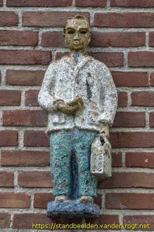 Groningen - Portiekdecoratie Beroepen Scheldestraat