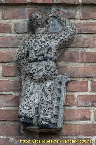 Groningen - Portiekdecoratie Beroepen Merwedestraat