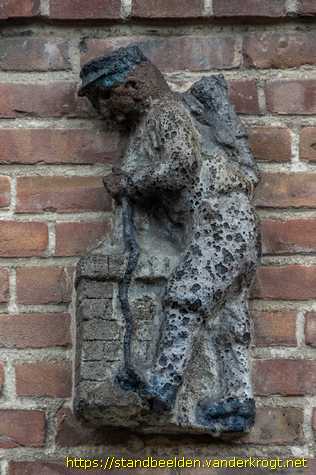 Groningen - Portiekdecoratie Beroepen Merwedestraat