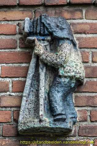 Groningen - Portiekdecoratie Beroepen Merwedestraat