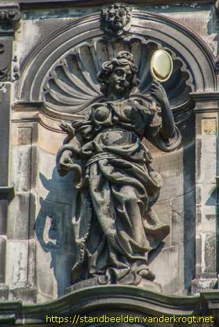 Groningen - Minerva, Scientia, Historia, Prudentia en Mathematica