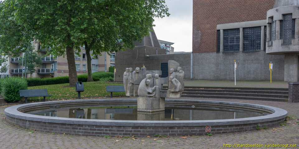 Brunssum - Voetwassing door Sint Gregorius