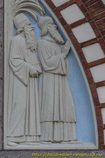 Breda - Sint Ignatius van Loyola, Sint Franciscus van Assisi en de Barmhartige Samaritaan