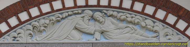 Breda - Sint Ignatius van Loyola, Sint Franciscus van Assisi en de Barmhartige Samaritaan