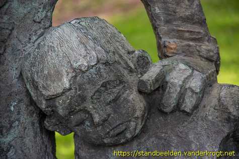 Oosterhout - Man leert kind lezen