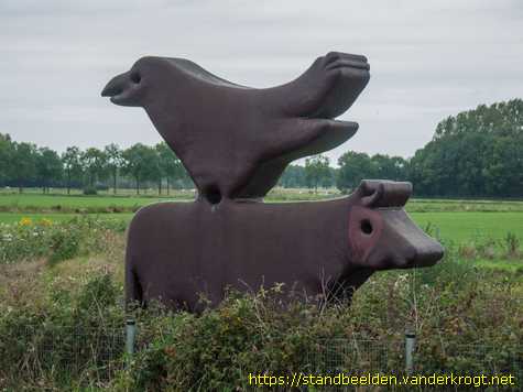 Haren - De Eenwording - Grenskunstwerk Oss-Ravenstein