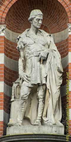 Amsterdam - Gevelbeelden Stedelijk Museum