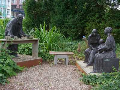 Hoofddorp - Bijbelse tuin van de parochie H. Joannes de Doper