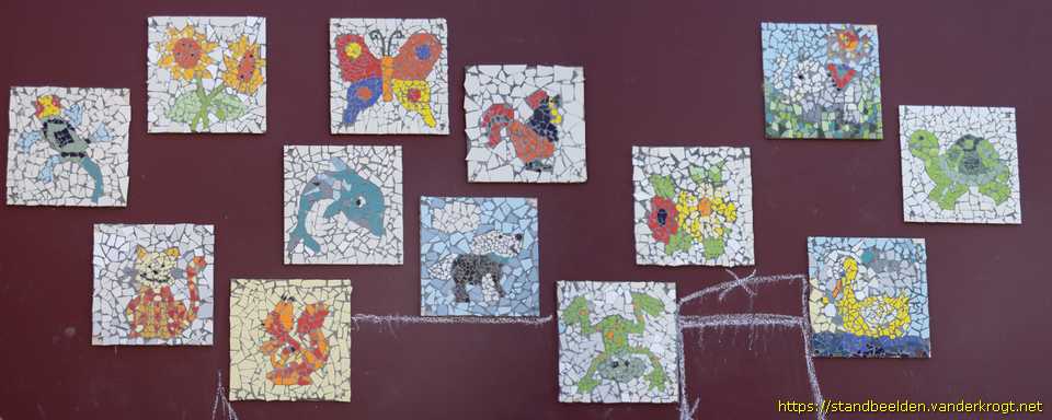 Vleuten - Mozaïeken dieren en planten