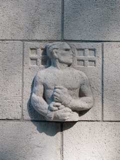geketende man