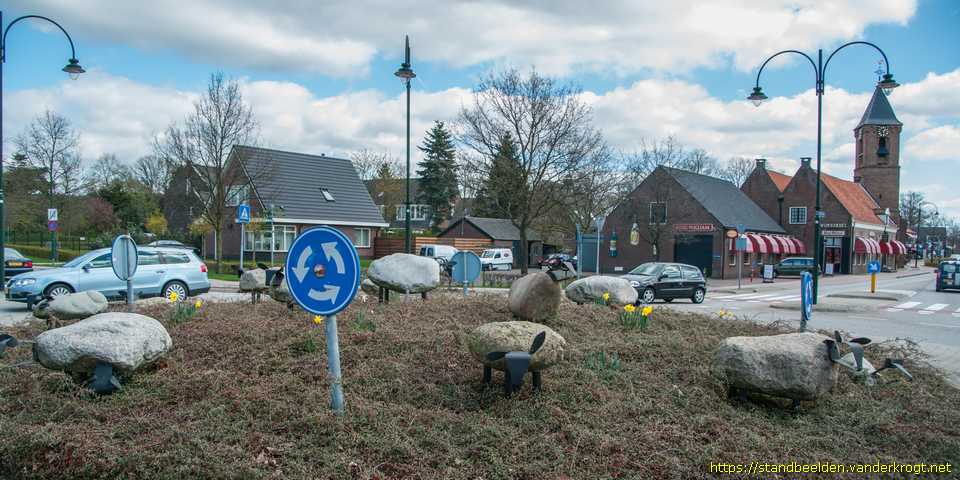 Leersum - Kudde schapen