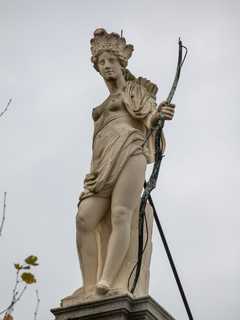 Vlissingen - Neptunus met Afrika, Europa, Azië en Amerika