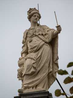 Vlissingen - Neptunus met Afrika, Europa, Azië en Amerika