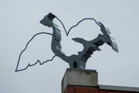 Alphen aan den Rijn - Romeinse figuren op Palazzo