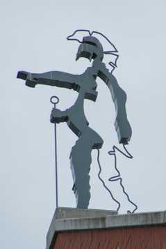 Alphen aan den Rijn - Romeinse figuren op Palazzo