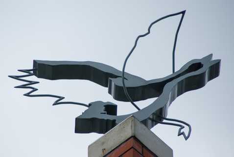 Alphen aan den Rijn - Romeinse figuren op Palazzo