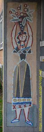 Den Haag - Portiekornamenten mozaïek