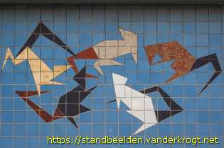 Den Haag - Tegeltableaus diermotieven