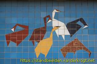 Den Haag - Tegeltableaus diermotieven