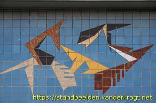 Den Haag - Tegeltableaus diermotieven