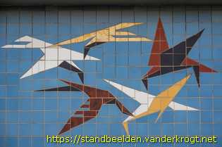 Den Haag - Tegeltableaus diermotieven