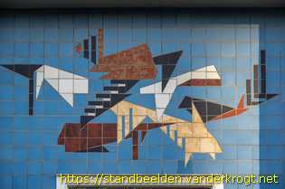 Den Haag - Tegeltableaus diermotieven