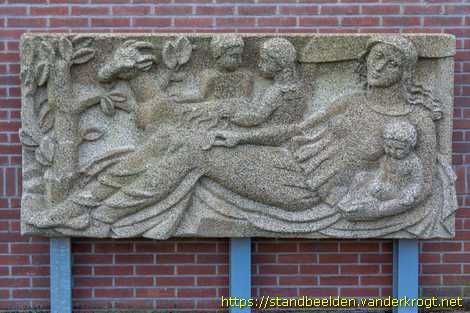 Den Haag - Gevelornamenten van het oude stadhuis