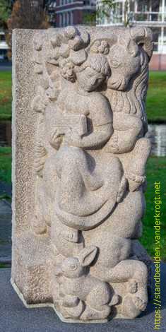 Den Haag - Gevelornamenten van het oude stadhuis