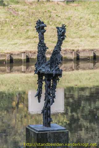 Voorburg - Vissertje, twee vogels en hondje