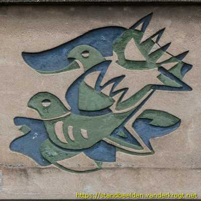 Voorburg - Gevelversiering Vier seizoenen