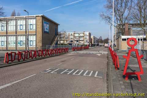 Rotterdam - Attentiefiguren oversteekplaatsen