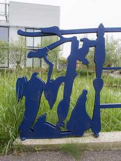 Zoetermeer - Brugleuningen met dierfiguren
