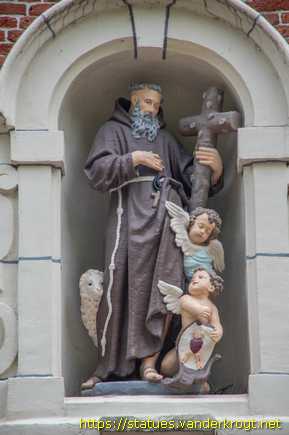 Meersel-Dreef /  Sint Franciscus met kruis