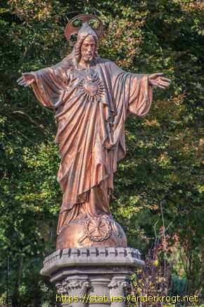 Gemmenich /  Statue du Sacré-Cœur