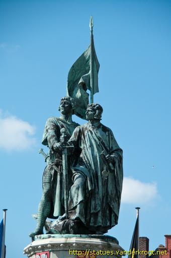 Brugge /  Monument Jan Breydel en Pieter de Coninck