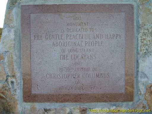 Long Island /  Columbus' arrival monument