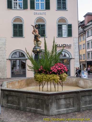 Schaffhausen /  Tell- oder Schuhmacherbrunnen