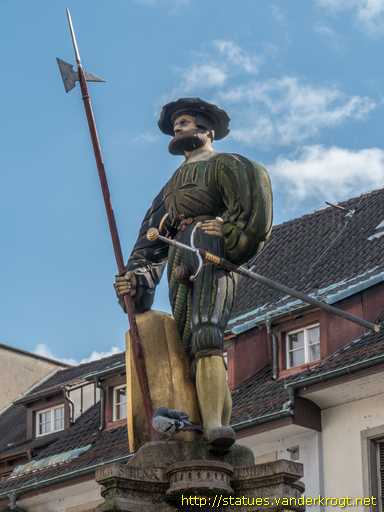 Schaffhausen /  Metzger- oder Landsknechtbrunnen