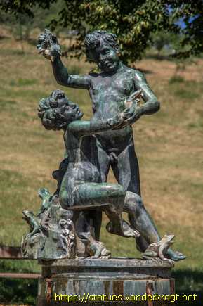 Praha /  Hrající se chlapci - U Kteříků