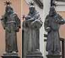 Sochy svatých před kostelem Svatého Antonína Paduánského