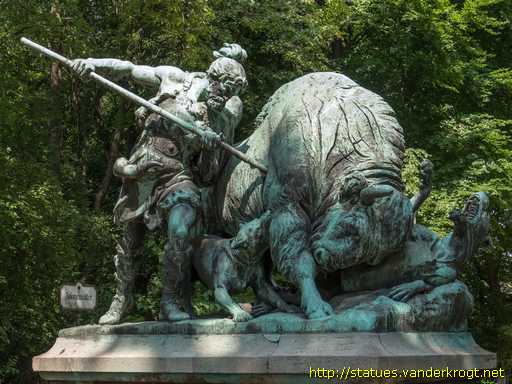 Berlin /  Altgermanische Wisentjagd