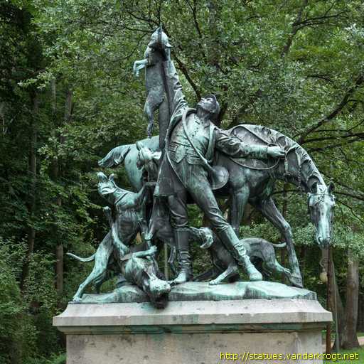 Berlin /  Zeitgenössische Fuchsjagd