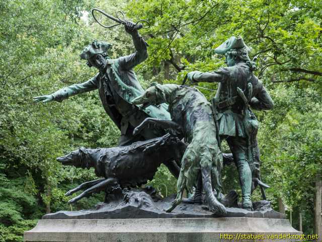 Berlin /  Hasenhetze der Rokokozeit