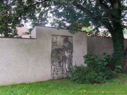 Ellwangen (Jagst) /  Zwei Mönche
