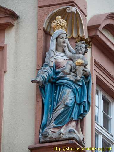 Heidelberg /  Hausmadonna (Maria vom Siege)