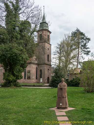 Bad Herrenalb /  Zisterzienzermönch