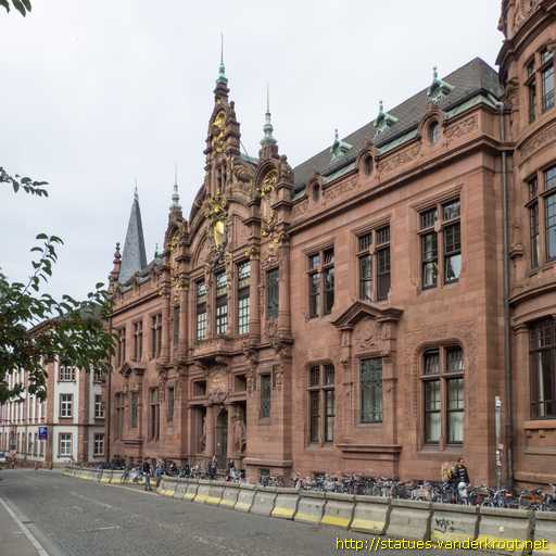 Heidelberg /  Fassade der Universitätsbibliothek