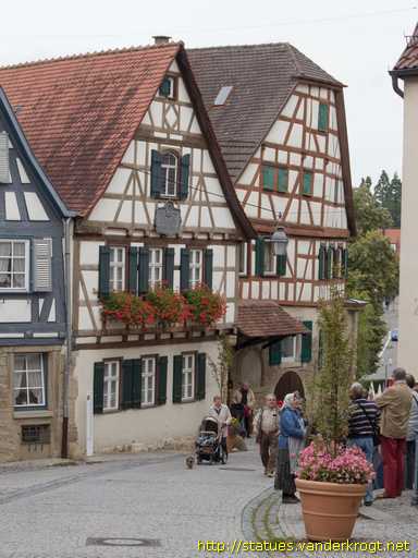 Marbach am Neckar /  Tafel am Schillers Geburtshaus