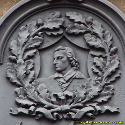Marbach am Neckar /  Tafel am Schillers Geburtshaus